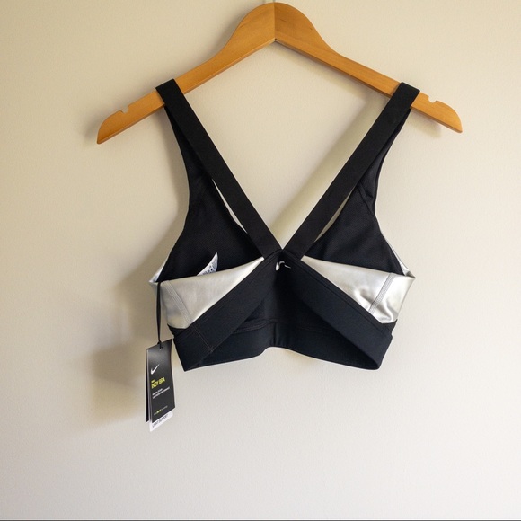 Nike Indy Light-Support Padded Metallic Sports Bra - Picture 7 of 10